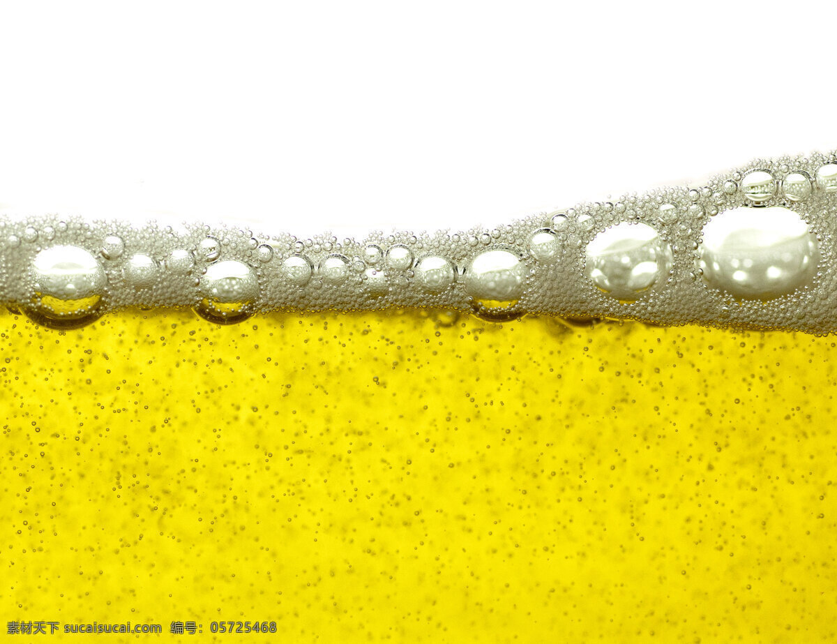 啤酒 泡沫 背景 黄色
