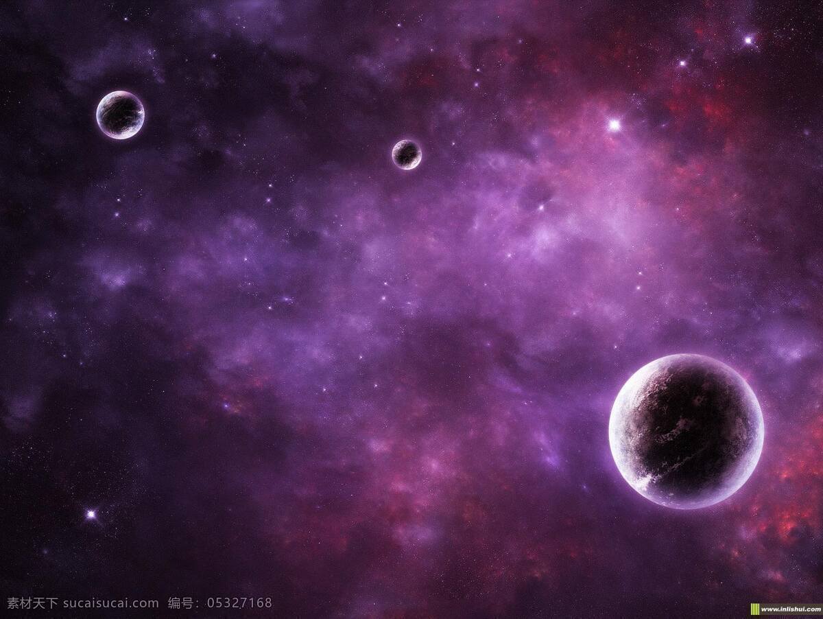 紫色 星球 背景 太空 星系 星云 银河 宇宙 夜空壁纸 太空海报 背景图片