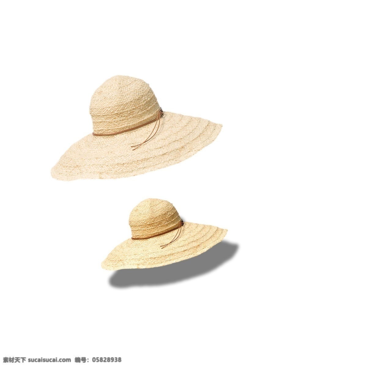 草帽 沙滩帽 帽子 编织帽 太阳帽 分层 源文件