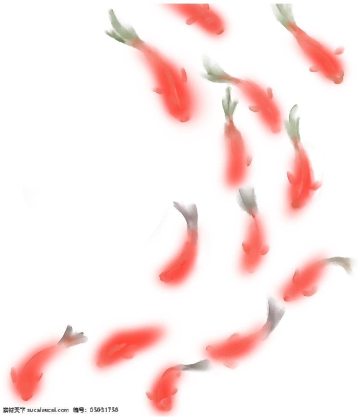 一群 红色 鱼 图案 一群鱼 鲤鱼 金鱼