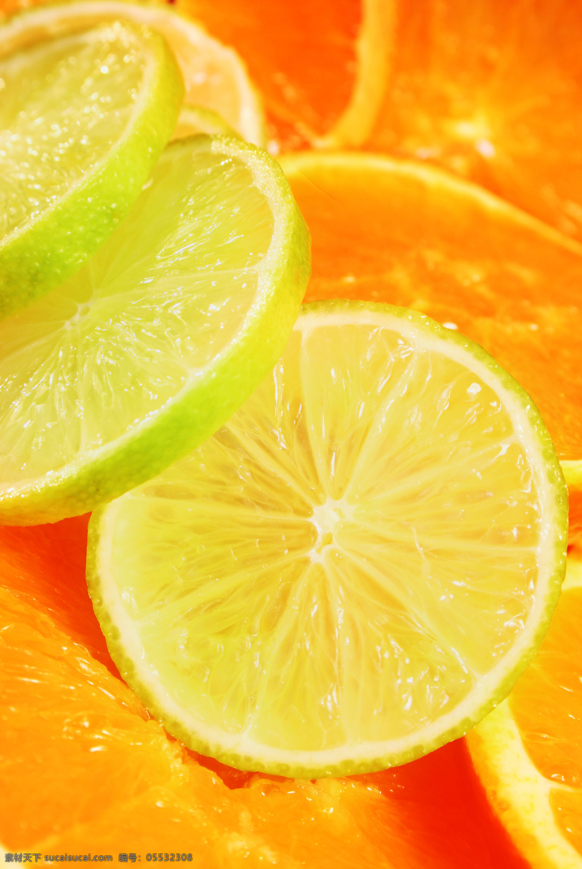 柠檬 片 水果 新鲜水果 橙子 柠檬片 水珠 水滴 背景图片 水果背景 底纹背景 果肉 果粒 蔬菜图片 餐饮美食