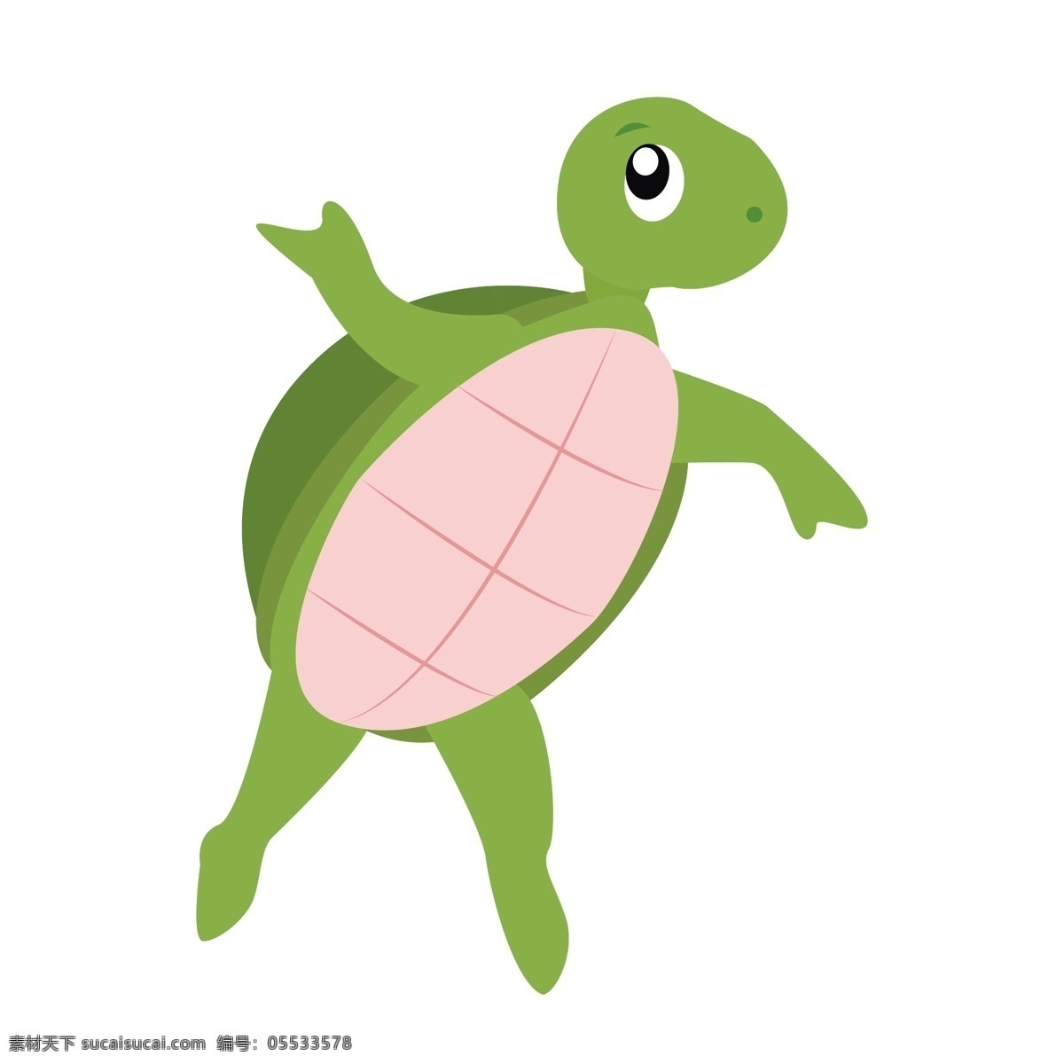 可爱 小 乌龟 矢量 可爱的乌龟 站立的乌龟 小清新 动物 卡通 手绘 卡通乌龟