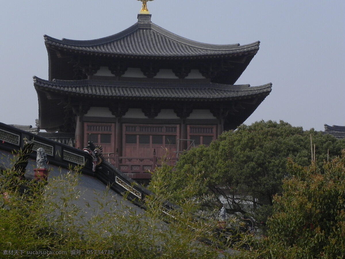 宁波 古建筑 春天 殿堂 国内旅游 旅游摄影 寺院 宁波古建筑 远景 psd源文件