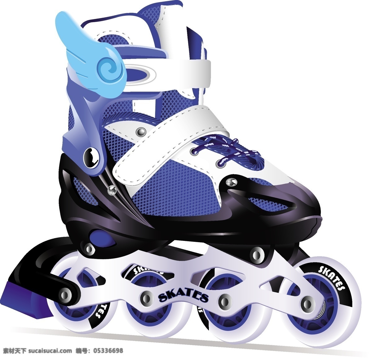 溜冰鞋 轮子 鞋 皮鞋 白色