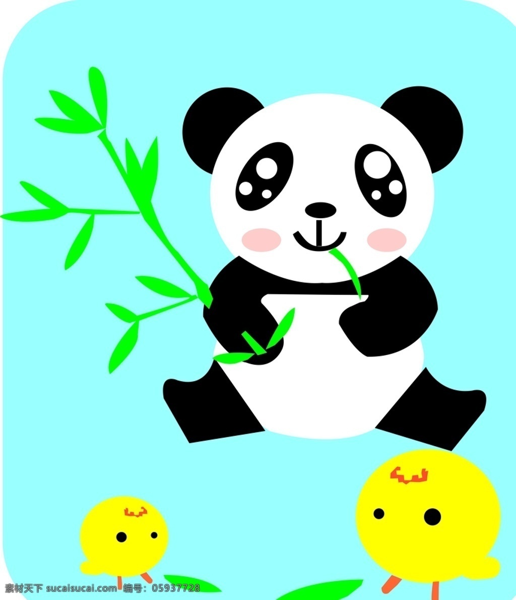 可爱的熊猫 吃竹叶的熊猫 笨重熊猫 聪明的熊猫 漂亮的熊猫 生物世界 野生动物