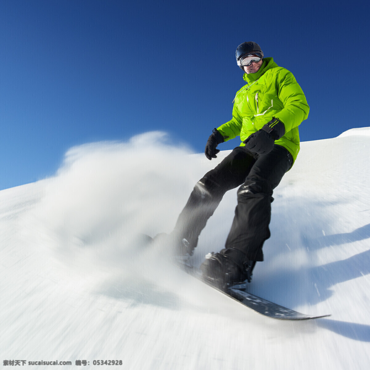 正在 滑雪 运动员 雪花飞舞 滑雪板 运动 雪地 雪花 户外运动 其他类别 生活百科 白色