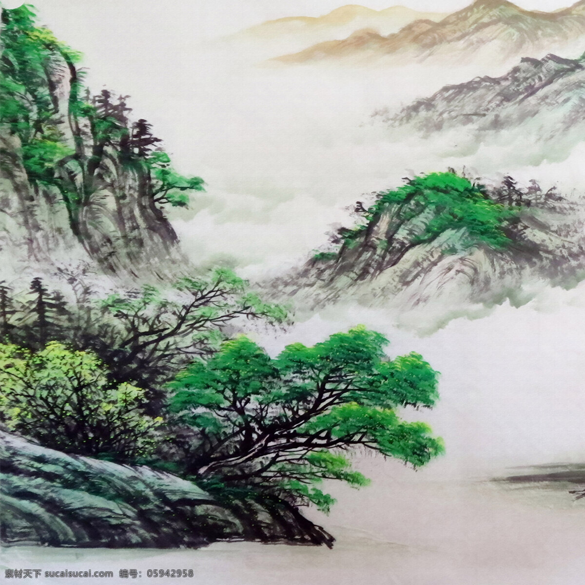 水墨山水 简约 简约山水 新中式山水 抽象画 抽象山水 水墨画 山水画 挂画 壁画 墙画 墙纸 壁纸 山水 流水 瀑布 背景墙 无框画 玄关 沙发背景墙 客厅 沙发 书房 文化艺术