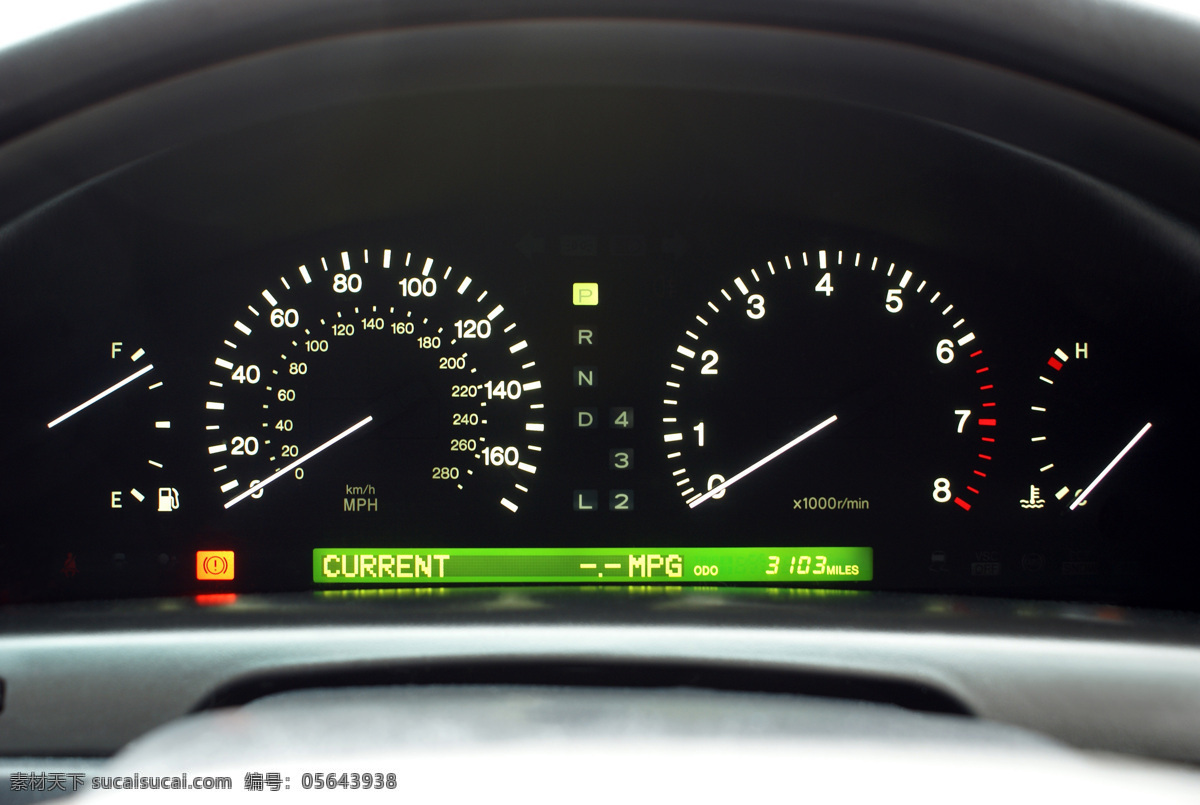 方向盘 上方 脉速 表 脉速表 里程表 油量表 里程 速度 汽车 车辆 交通工具 汽车图片 现代科技