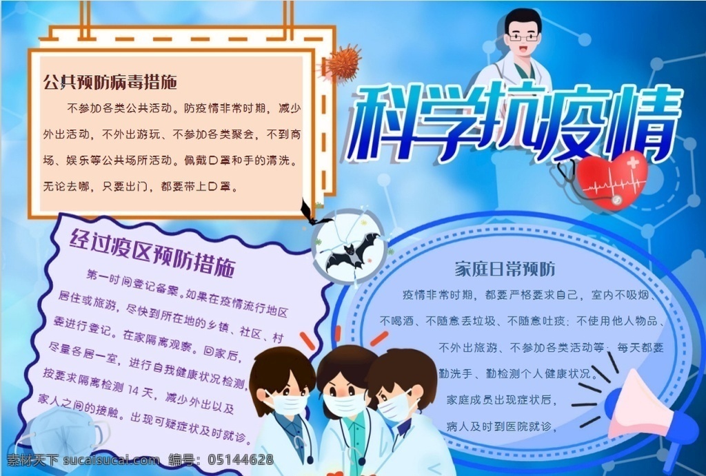 新冠肺炎小报 小学 学生 小学生 学校 学习 阅读 读书 科学 卡通 儿童 孩子 小报 成长册 成长 档案 海报 手抄报 电子报 电脑小报 doc