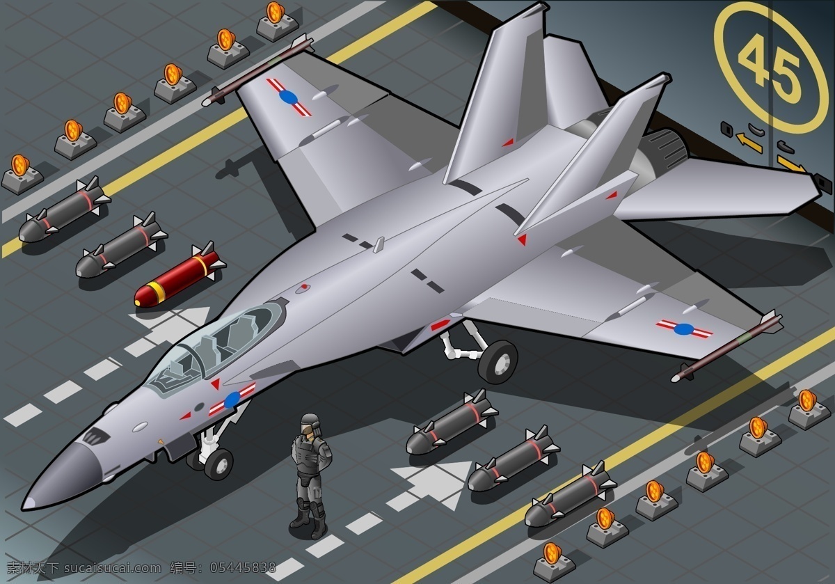 白色 战斗 飞机 等距 交通工具 矢量 军事 立体 汽车 零部件 卡通3d 卡车 商业 海报 插画