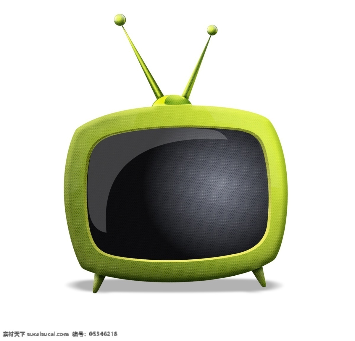 电视 电视素材 电视模板下载 圆形 色彩 简单 ps源文件 分层 源文件
