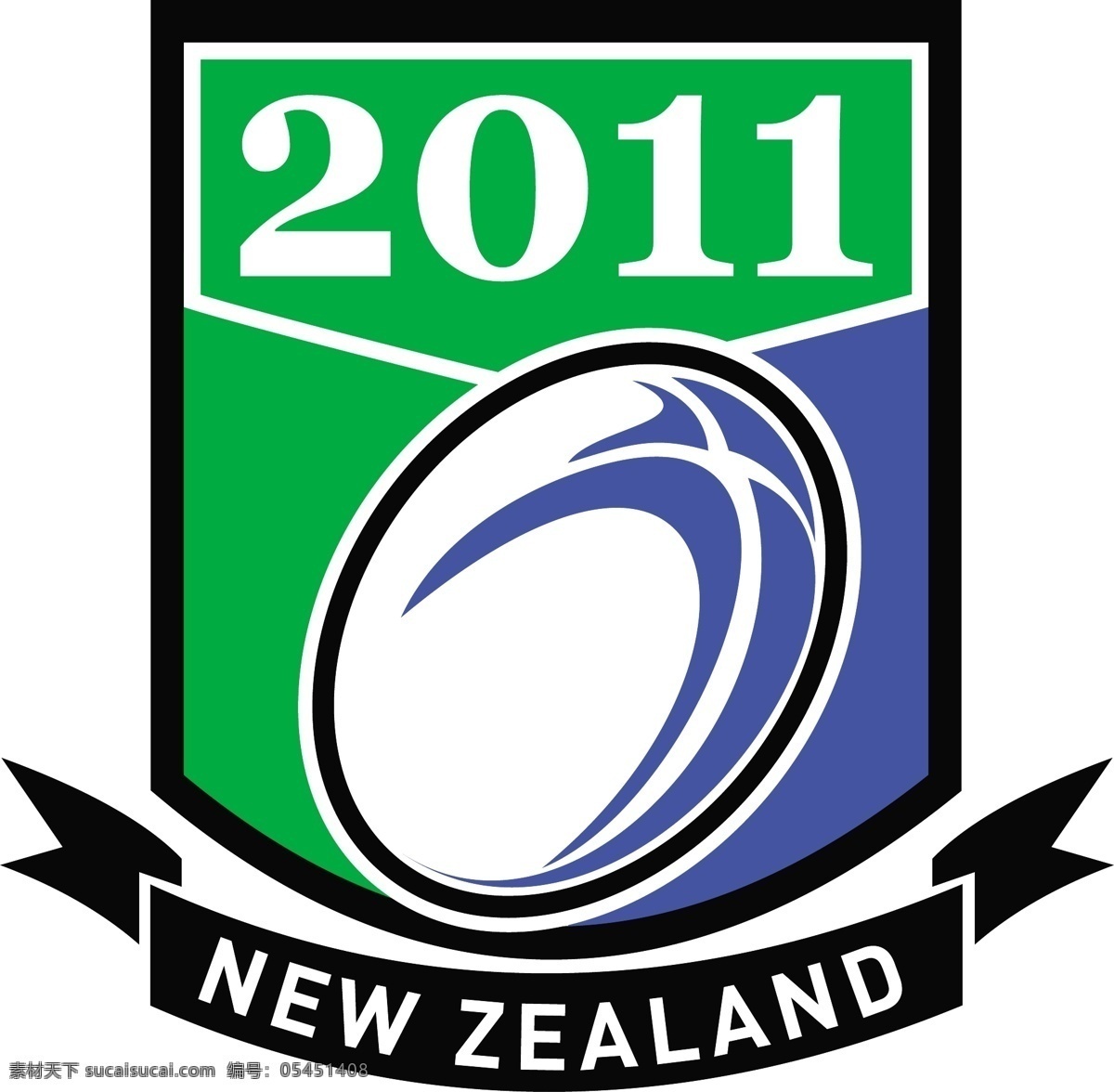 新西兰 橄榄球 2011 盾 矢量图 其他矢量图