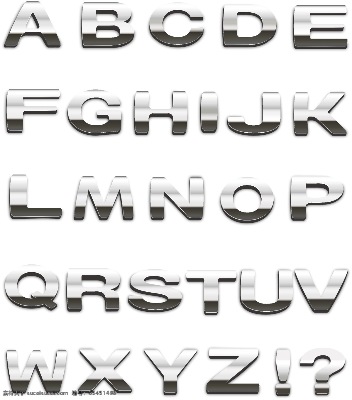 字母表 中 字母 矢量 金属 质感 不锈钢 尺寸 高光 刷 纹理 信件 矢量图 艺术字
