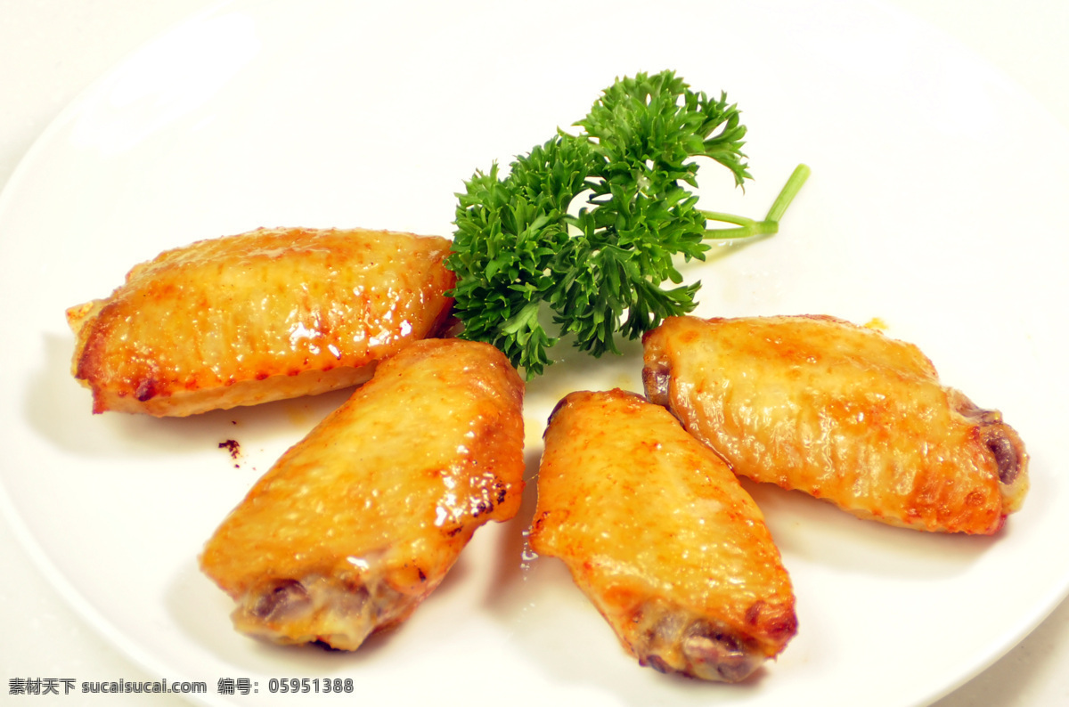炸鸡翅 美味 美食 食物 鸡翅 蜜汁 西蓝花 美食图片 餐饮美食 传统美食