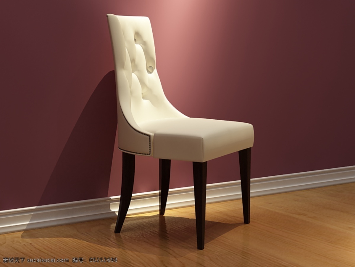 靠背 木 脚 椅子 家具 装饰 模具 模型 家具模型 椅子装饰家具 室内装饰 白色座椅家具 3d模型素材