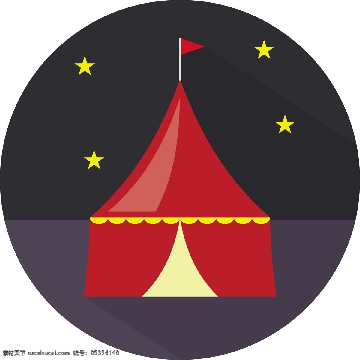 马戏团 帐篷 矢量 图标 平面设计 矢量素材 设计素材 背景素材