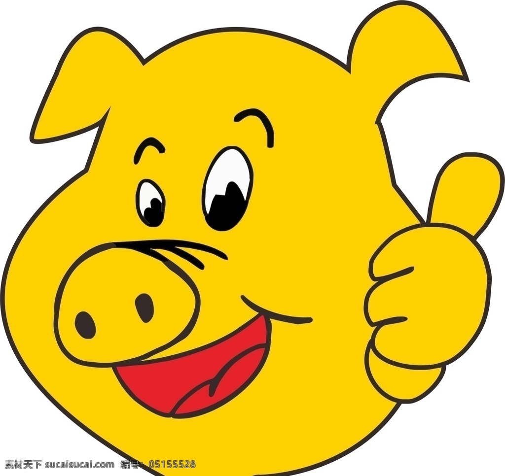 小猪头像 小猪 猪头 卡通猪 猪素材 猪线条 标志图标 其他图标