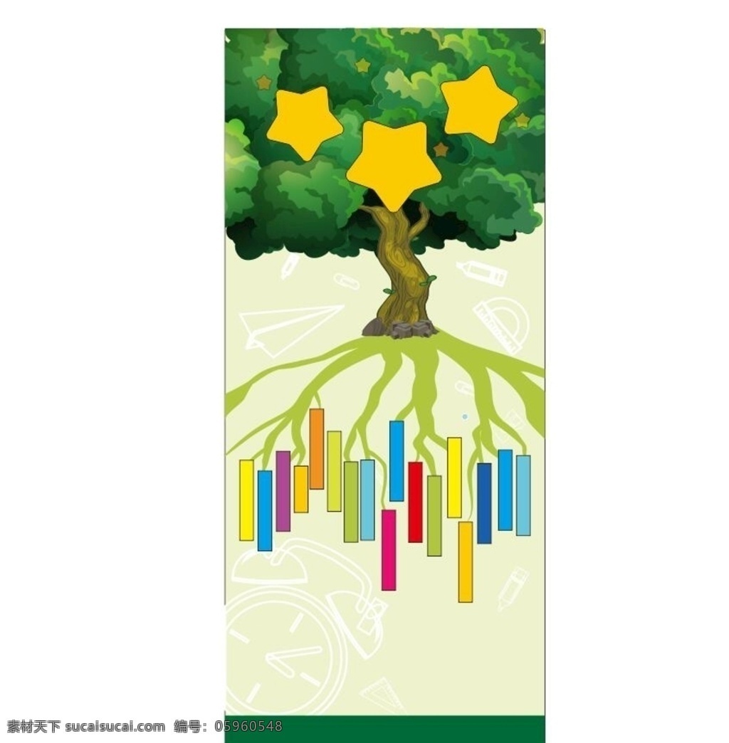 大树海报 思维导图海报 树状图海报 流程图海报 卡通树 树海报 文化艺术