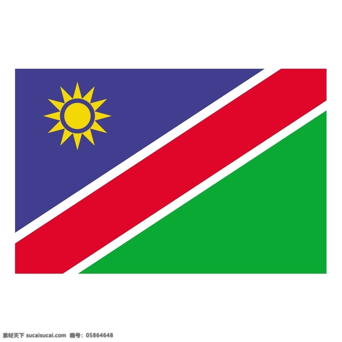 纳米比亚 向量 国旗 旗 矢量 纳米比亚航空 非洲纳米比亚 白色