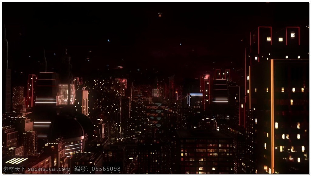 城市 光景 节奏 动态 视频 城市光景 光闪烁节奏 创意视频素材 3d 高清 视觉享受 华丽 光 背景 壁纸 特效