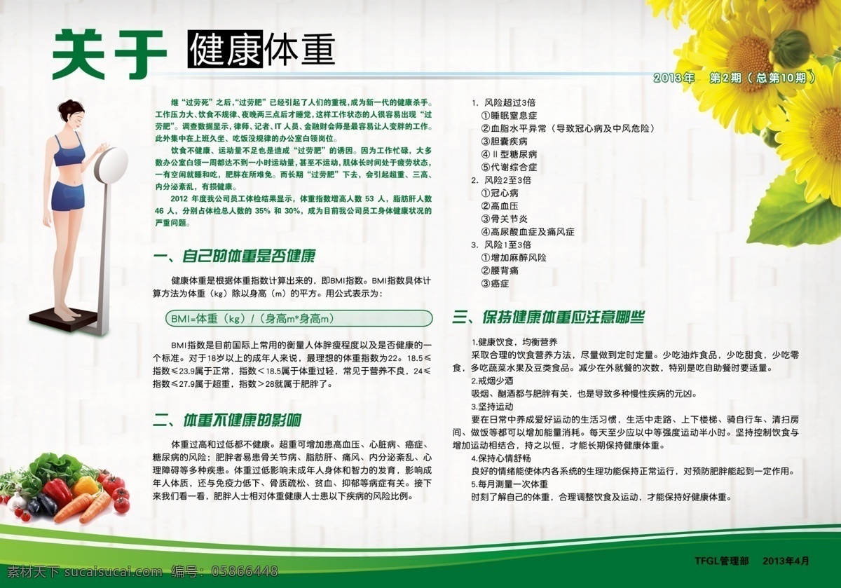 健康 体重 宣传 展板 夏天 向日葵 绿色 水果 文字 减肥 海报 健康资讯 中文 2013 期刊 展板模板 广告设计模板 源文件