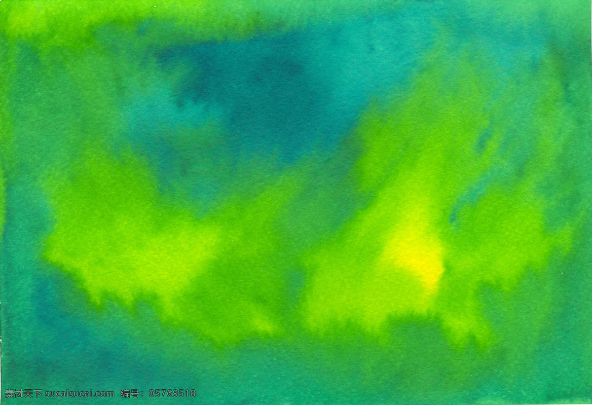 绿色水彩图片 手绘水彩 水彩纹理 晕染水彩 水彩 高清背景