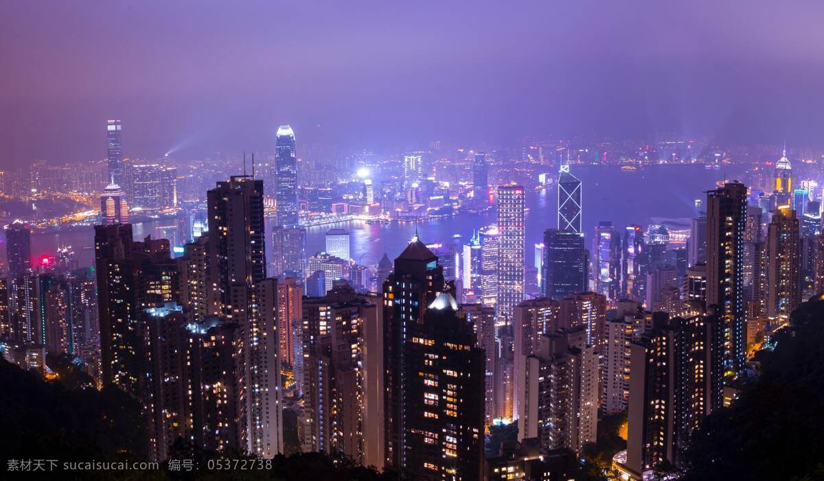 城市夜景 城市 灯光 夜景 建筑 紫色 背景 壁纸 自然景观 建筑园林