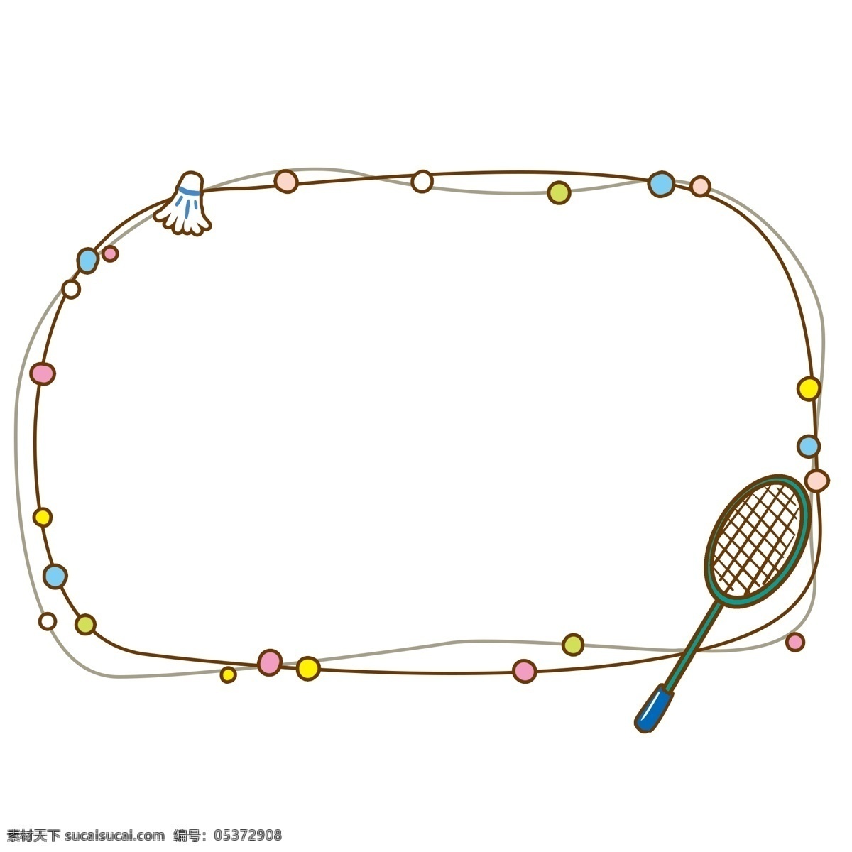 手绘 羽毛球拍 对话框 插画 手绘对话框 羽毛球 网球拍对话框 羽毛球对话框 运动对话框