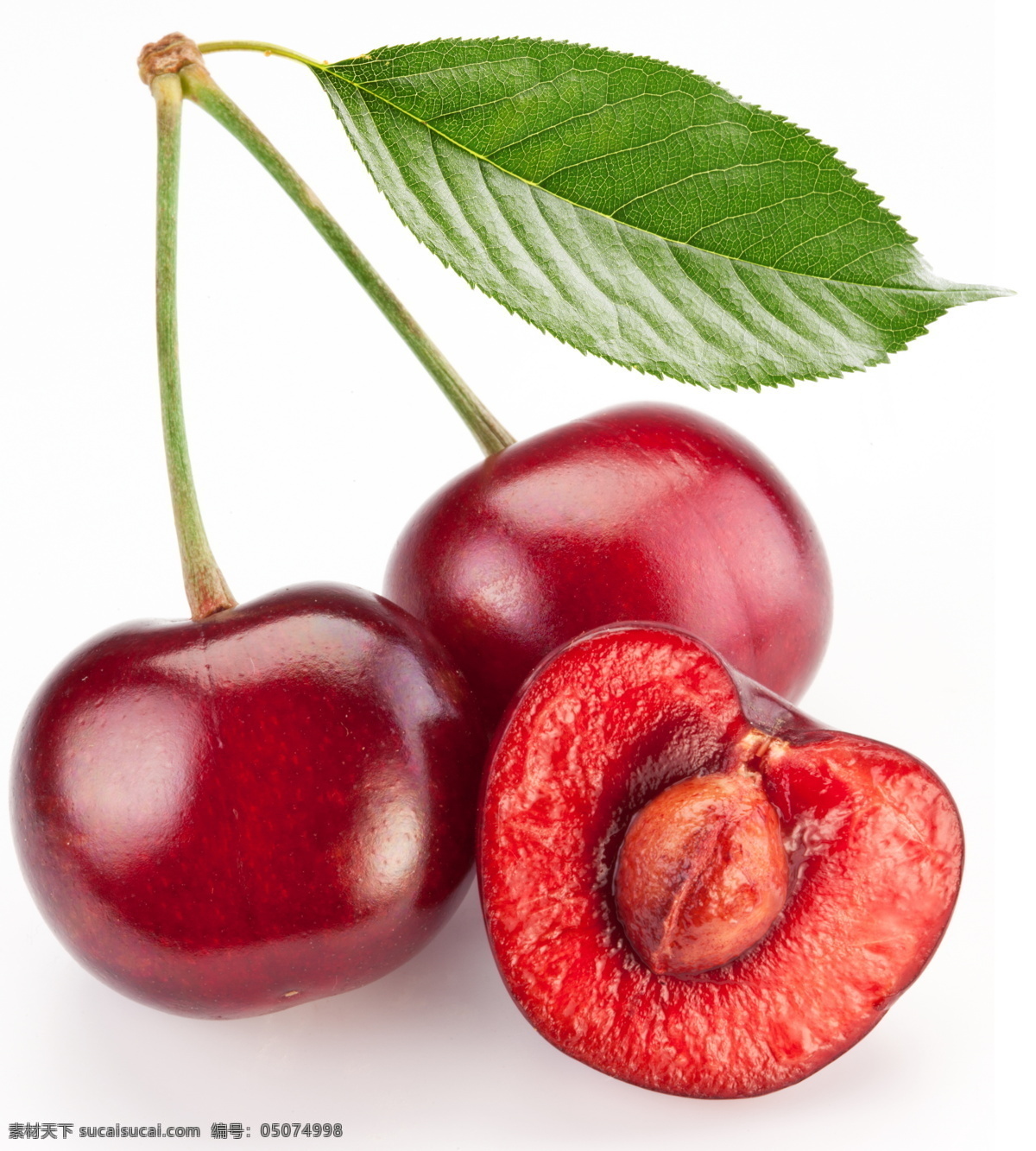 水果樱桃 樱桃 高清图片 水果 高清大图 水果图片 樱桃素材 新鲜樱桃 摄影图 高清图 食物 静物摄影 小吃 绿色食品 白色