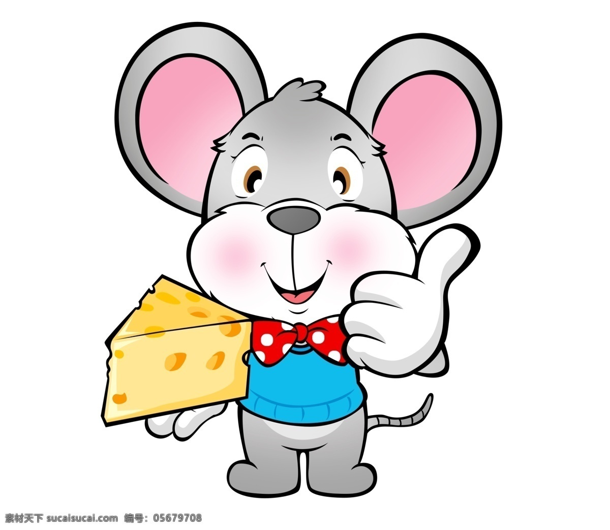 卡通老鼠 卡通小老鼠 奶酪 分层 源文件