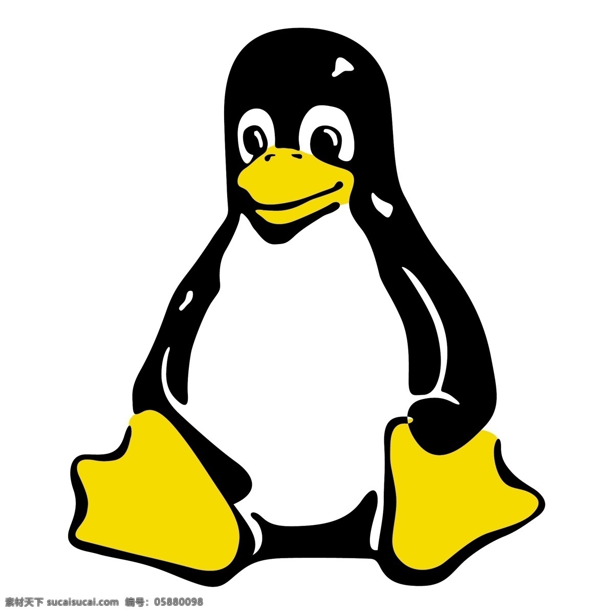 linux 企鹅 矢量图 其他矢量图