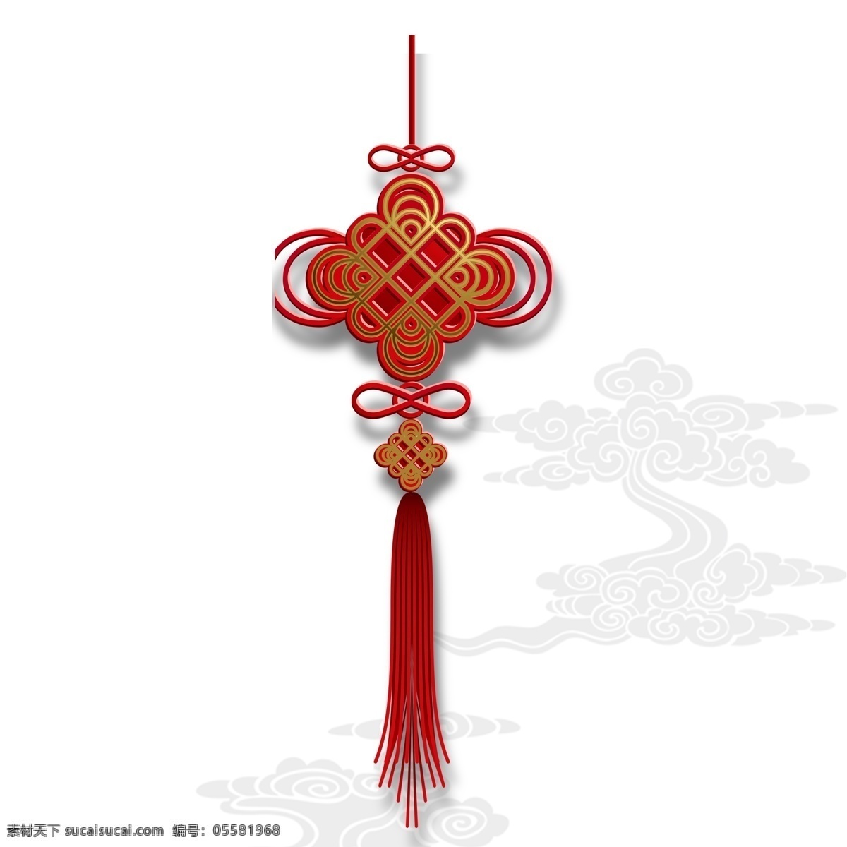 中国 传统 红色 中国结
