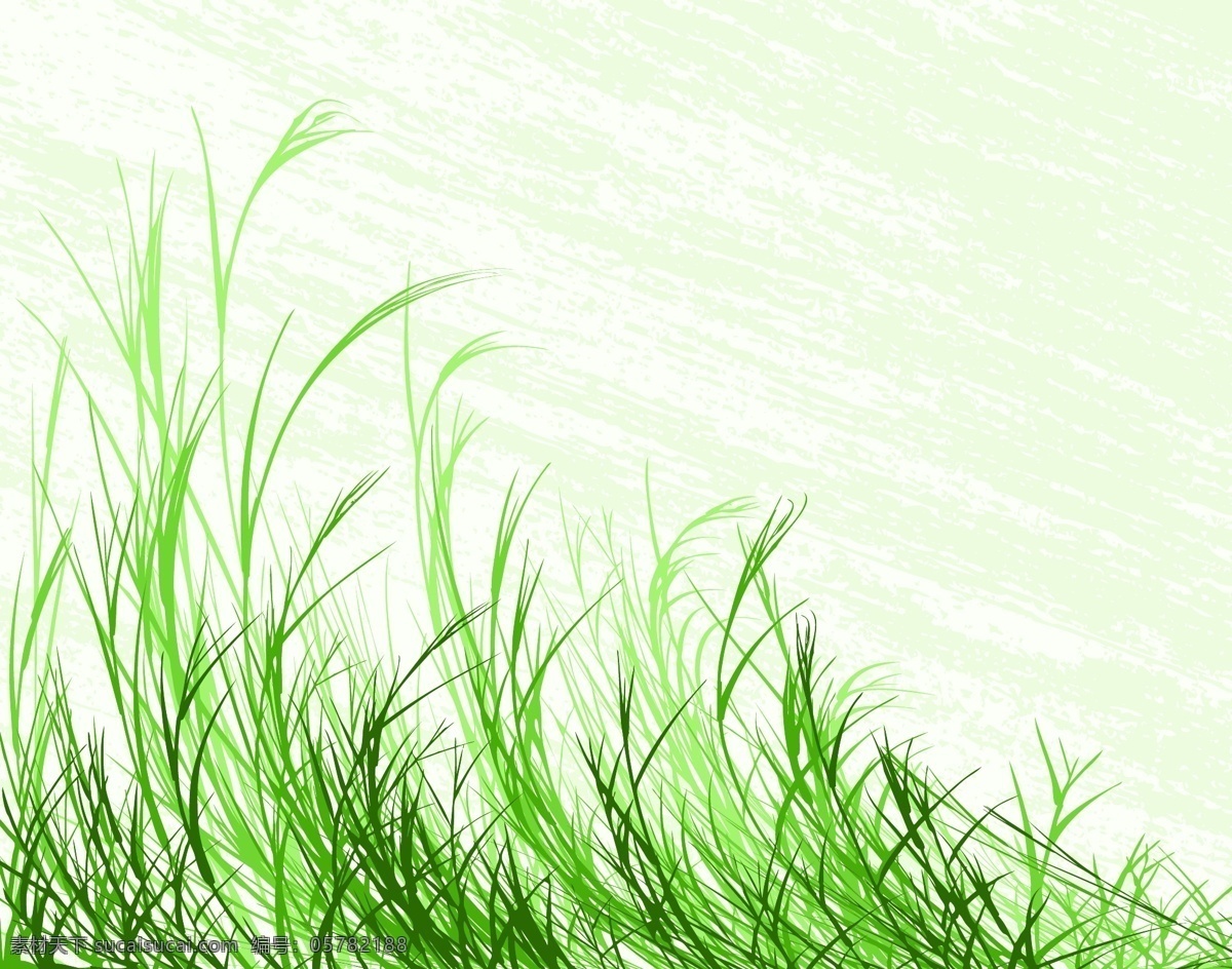 草丛 矢量 背景 绿色 模板 设计稿 素材元素 源文件 植物 矢量图