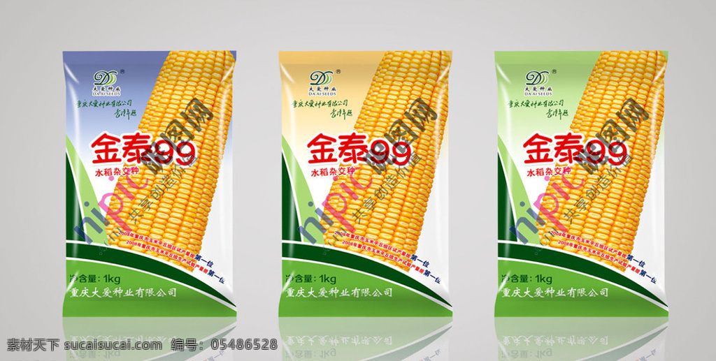 玉米种子包装 玉米种子 种子包装 玉米 农作物 包装设计 灰色