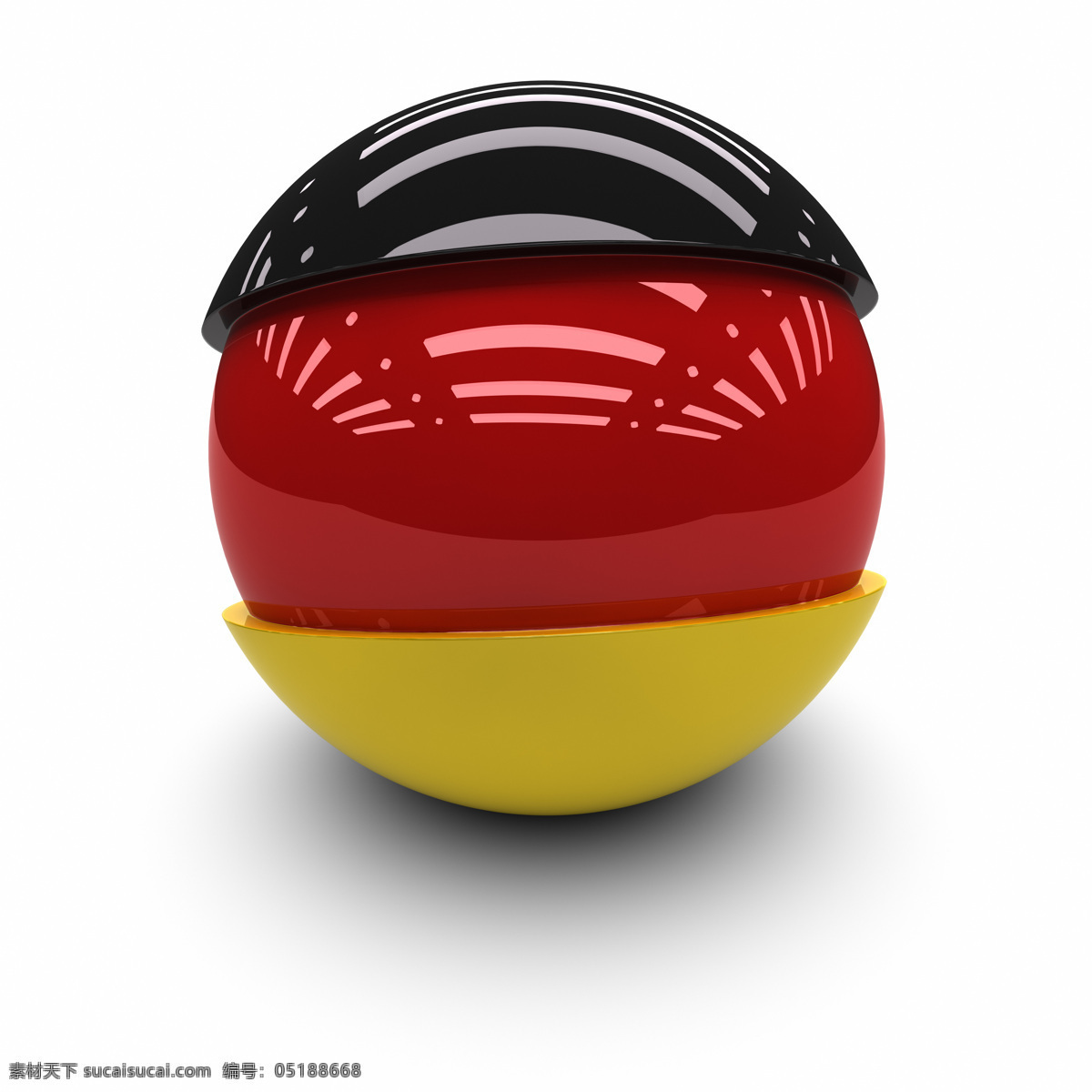 德国国旗 3d球体国旗 质感 国旗 各国国旗 旗帜 国旗图标 3d设计