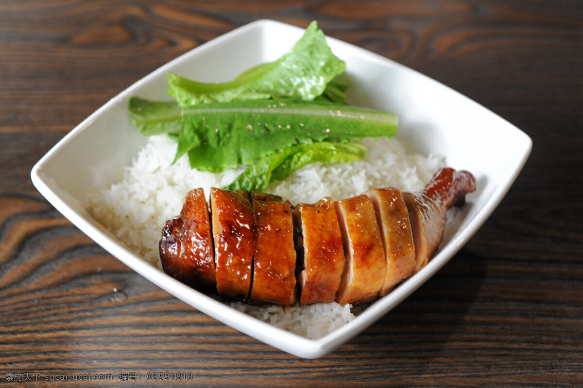 鸡腿饭 鸡腿 烧腊 美食 传统 蔬菜 广东 米饭 简餐 餐饮美食 传统美食