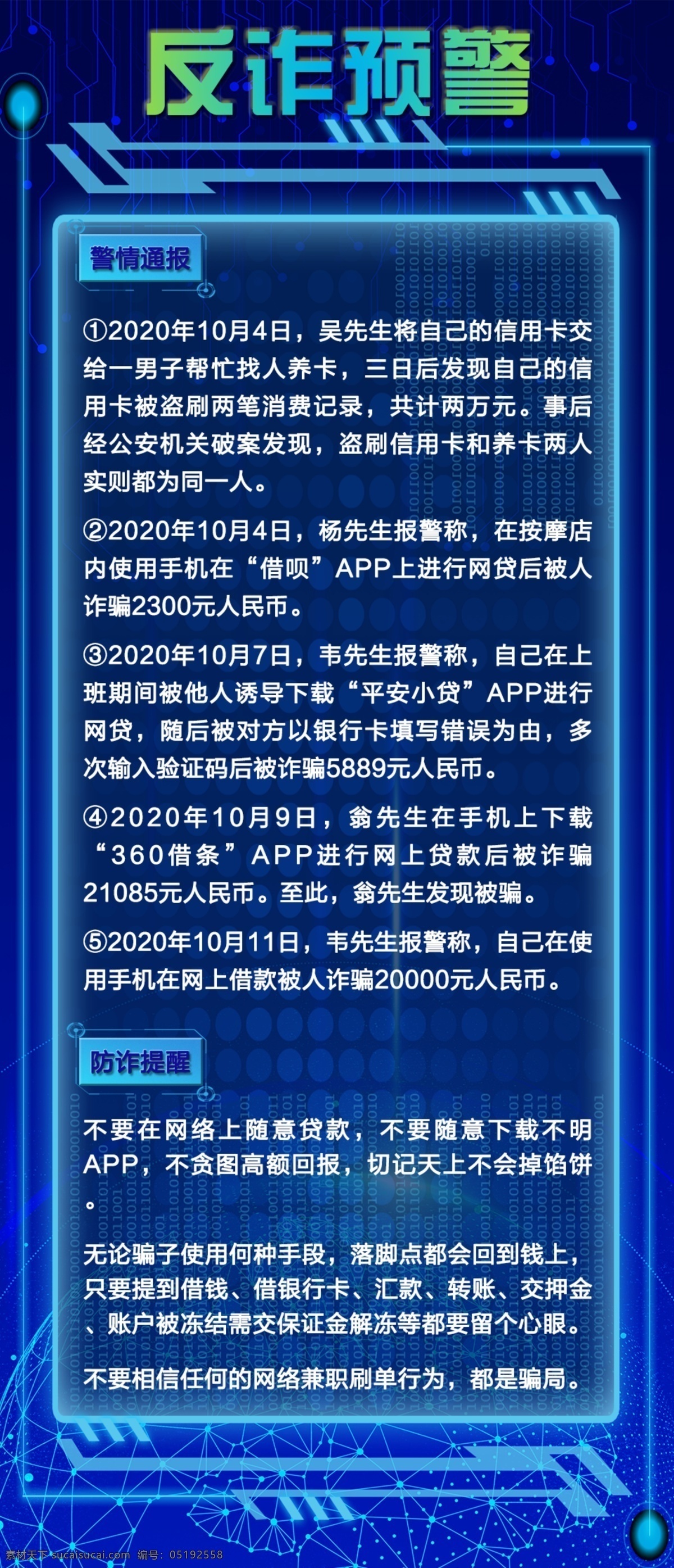 诈骗预警图片 诈骗 预警 受骗 网单