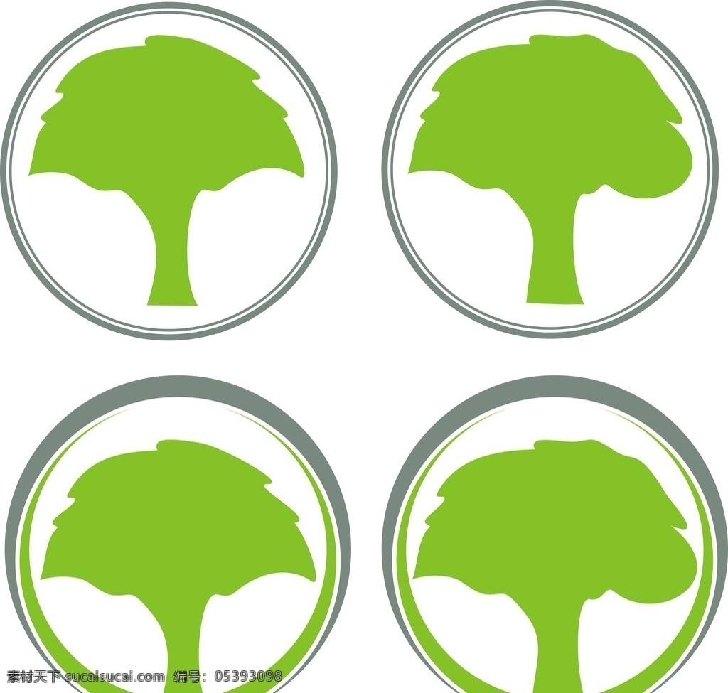 榕树 树木 型 logo 树木logo 树木矢量图 logo设计