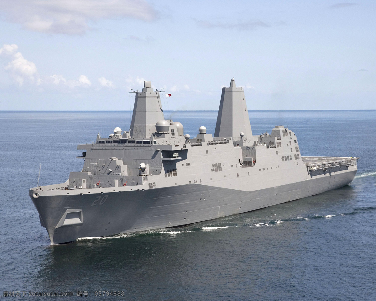 格林贝 号 两栖 船坞 登陆舰 美国海军 lpd 圣 安东尼奥 级 海试 现代科技 军事武器 摄影图库