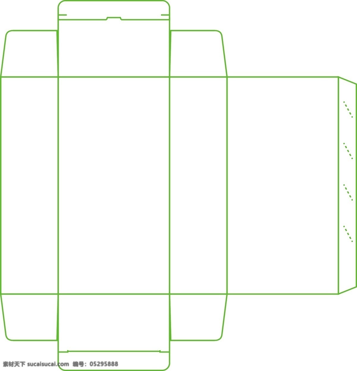 普通纸盒刀板 印涮 矢量素材 其他矢量 矢量