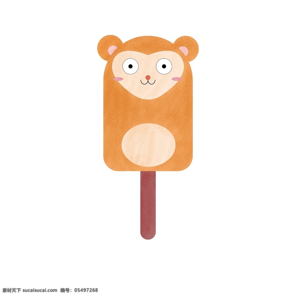 甜甜 生肖 猴 雪糕 甜的 美食 夏日 凉爽 猴子