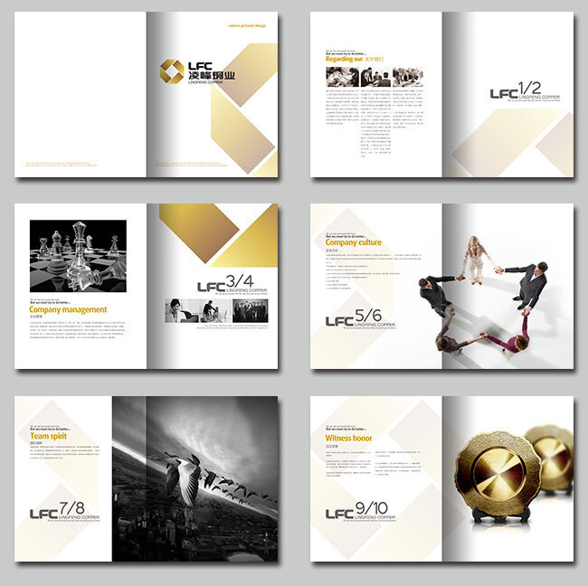 企业 电子 宣传册 画册设计 企业画册 企业样本模板 企业样本制 白色