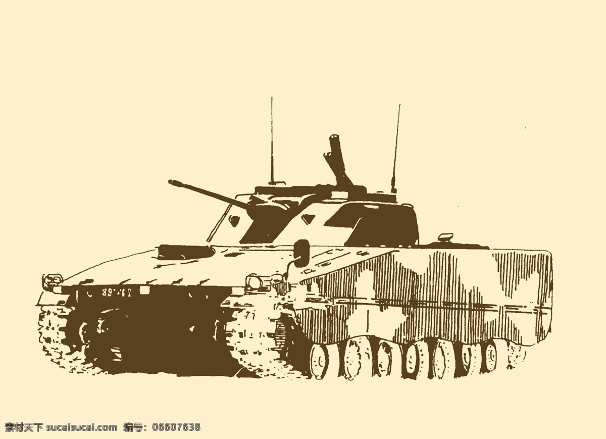 瑞典 cv90 步兵坦克 装甲车 武器 战争 军事 坦克 战车 装甲 中外 兵器 装饰 图案 分层 源文件