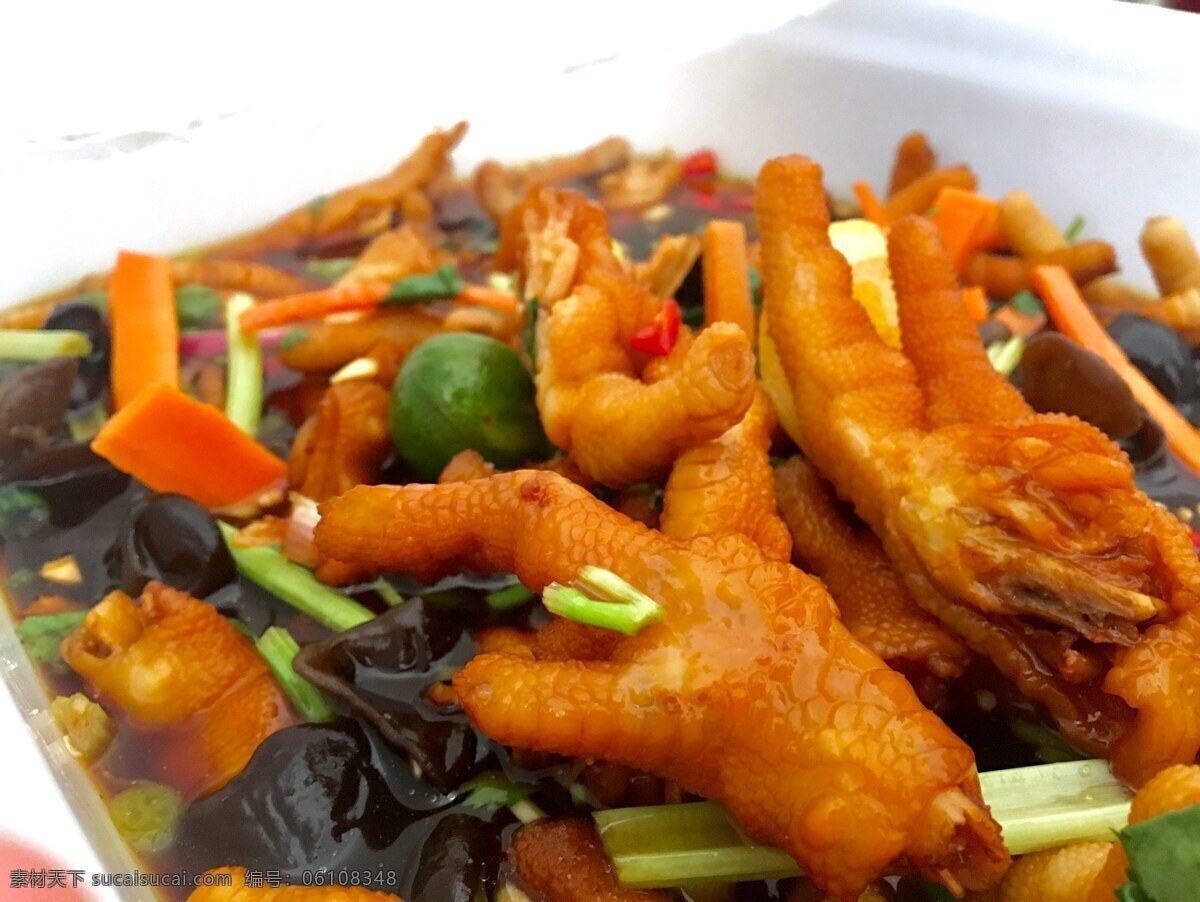 柠檬鸡爪 网红鸡爪 泡鸡爪 美食 网红 餐饮美食