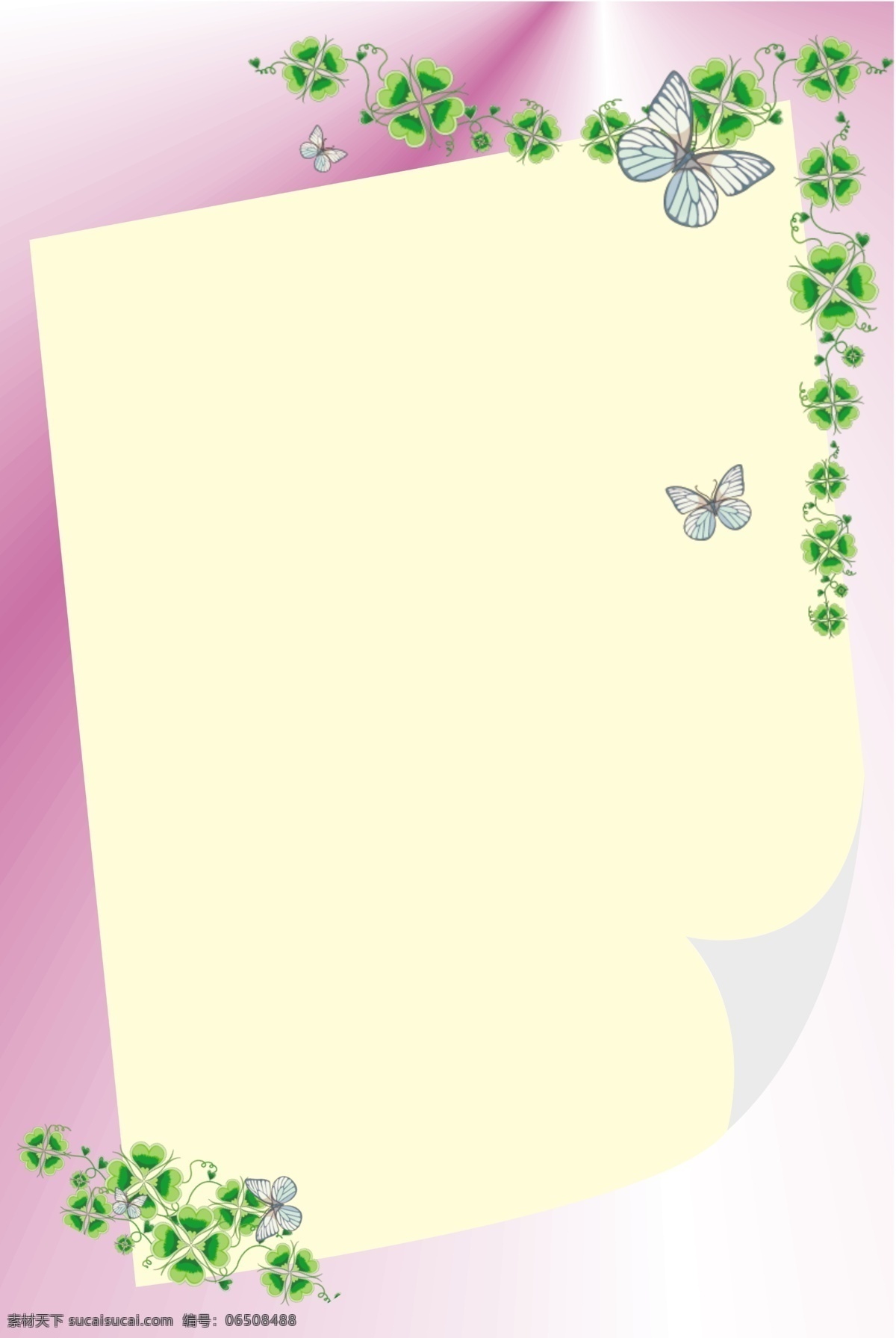 花边免费下载 广告设计模板 蝴蝶 花边 源文件 展板底图 展板模板 展板模版 其他展板设计