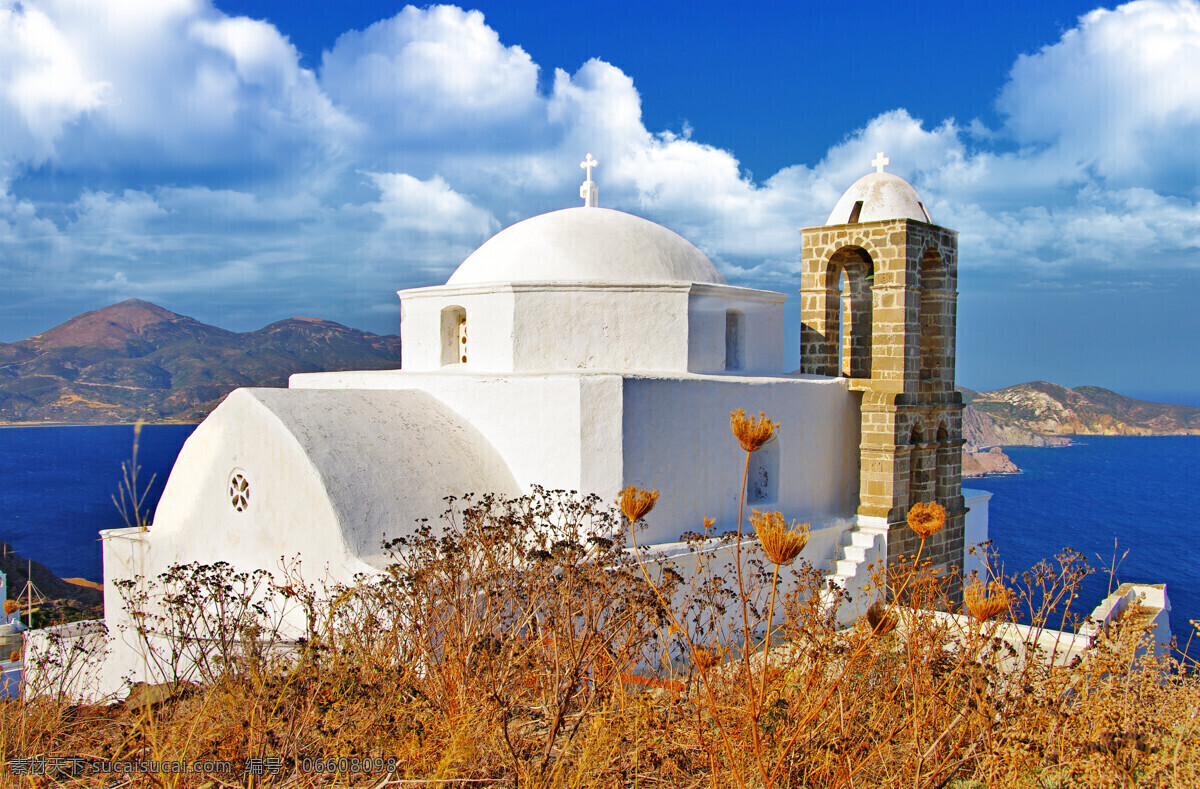 美丽 希腊 海岸 风景 圣托里尼风景 爱琴海风景 海岸城市风光 希腊旅游景点 其他风光 风景图片