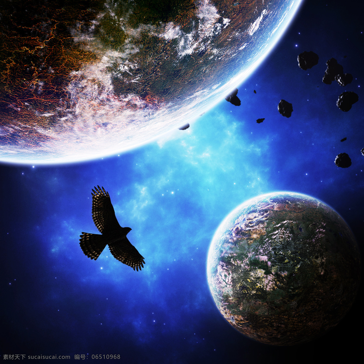 星球 地球 宇宙 云彩 奇幻 魔幻 星空 星际 科学研究 现代科技