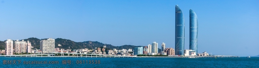 厦门双子塔 双子塔全景 厦门拍摄 厦门 厦门风光 旅游摄影 国内旅游