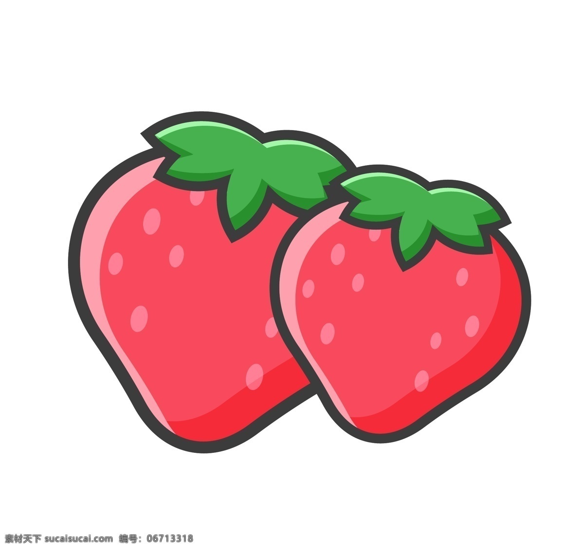 手绘草莓 卡通草莓 草莓口味 草莓味 草莓包装盒 草莓包装袋 草莓素材 水果 草莓 草莓汁 草莓干 新鲜草莓 元素
