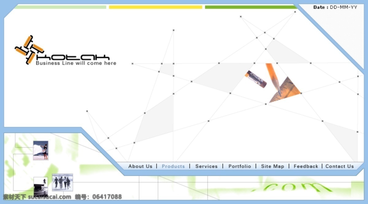 几何图形 企业网站 模板 几何 企业 图形 网页模板 网页素材